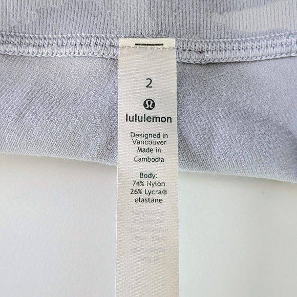 Lululemon Wunder Under High-Rise Tight 25” – Ribbed Luxtreme, Size 2, Gray NWOT - Picture 6 of 8